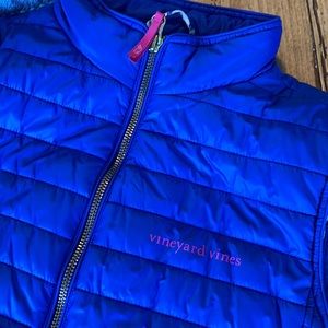 Vineyard vines puffer vest girls 16